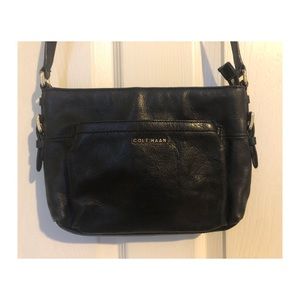 Cole Haan black leather crossbody